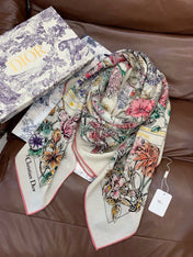 DIOR 26S SCARF 140CM IN CASHMERE SILK 309358
