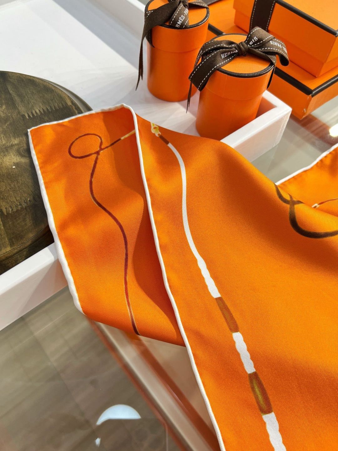 HERMES 26S PRINTED SQUARE SCARF 88 IN SILK 309923