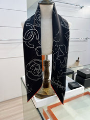 CHANEL 26S SCARF 90 IN SILK 309929