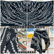 CHANEL 26S SCARF 140 IN SILK 311964