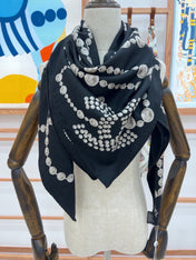 CHANEL 26S SCARF 140 IN SILK 311964