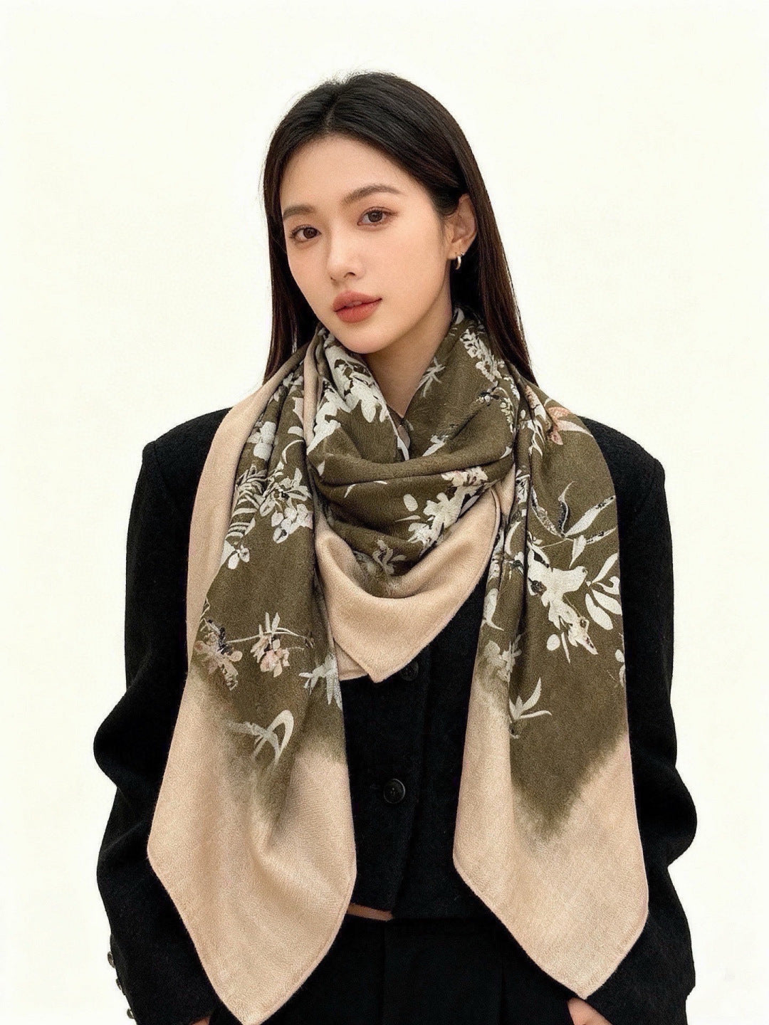DIOR 26S SCARF 140CM IN CASHMERE SILK 311968