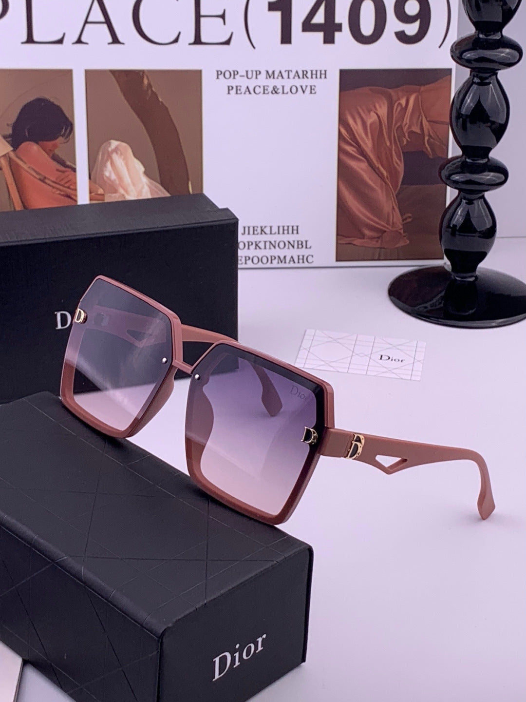DIOR 26S SQUARE FRAME IN ACETATE 394547