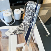DIOR 26S SCARF 100CM IN SILK 225247