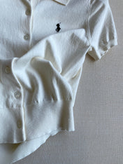 RALPH LAUREN 26S SHORT SLEEVE KNIT POLO TOP 469