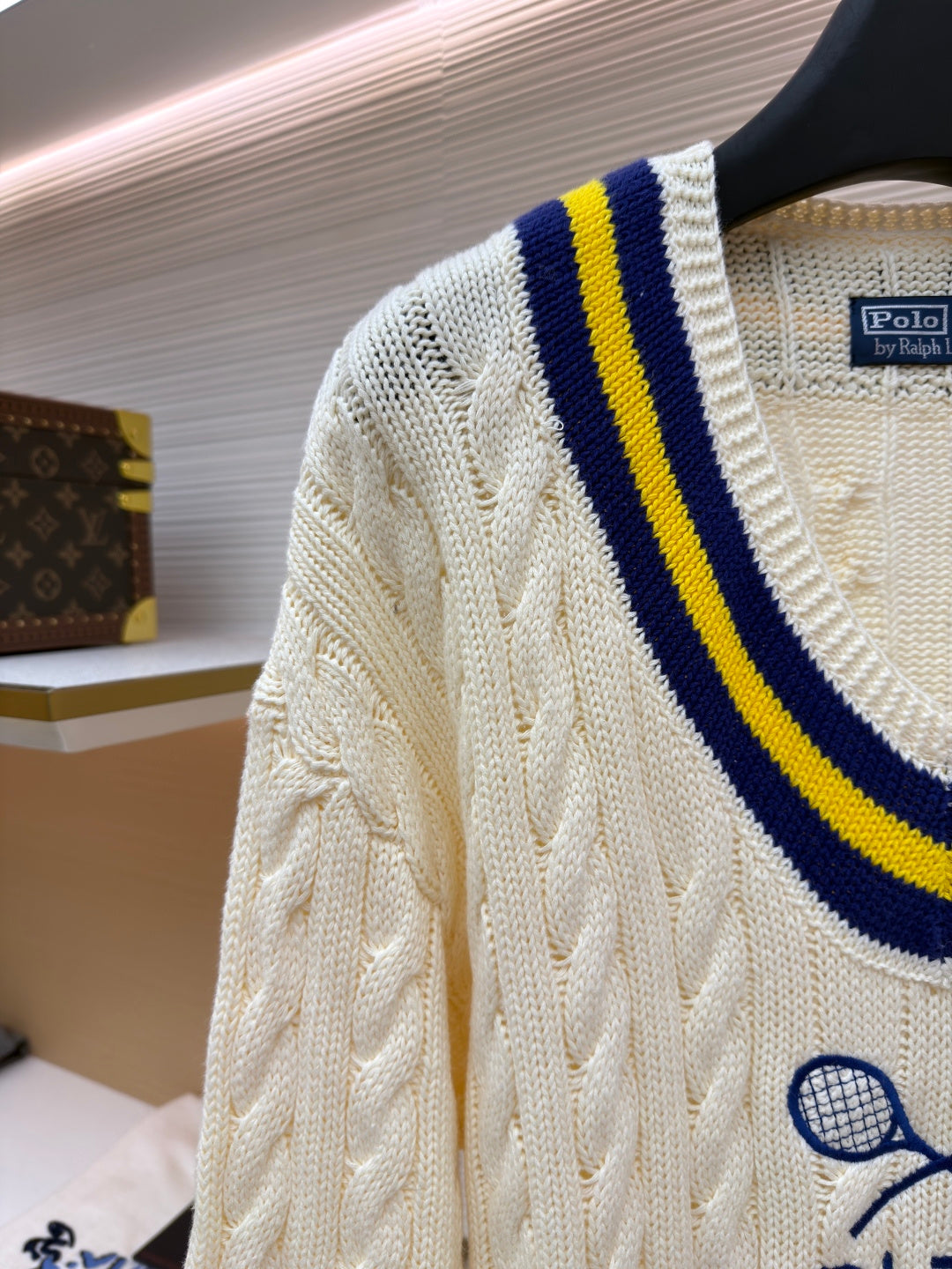 RALPH LAUREN 25S KNITTED TENNIS SWEATER 266