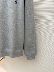 RALPH LAUREN 25S FLEECE SWEATSHIRT WITH EMBROIDERED LOGO 264