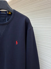 RALPH LAUREN 25S FLEECE SWEATSHIRT WITH EMBROIDERED LOGO 263