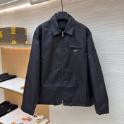 PRADA 26S COLLARED ZIP-UP JACKET 1329