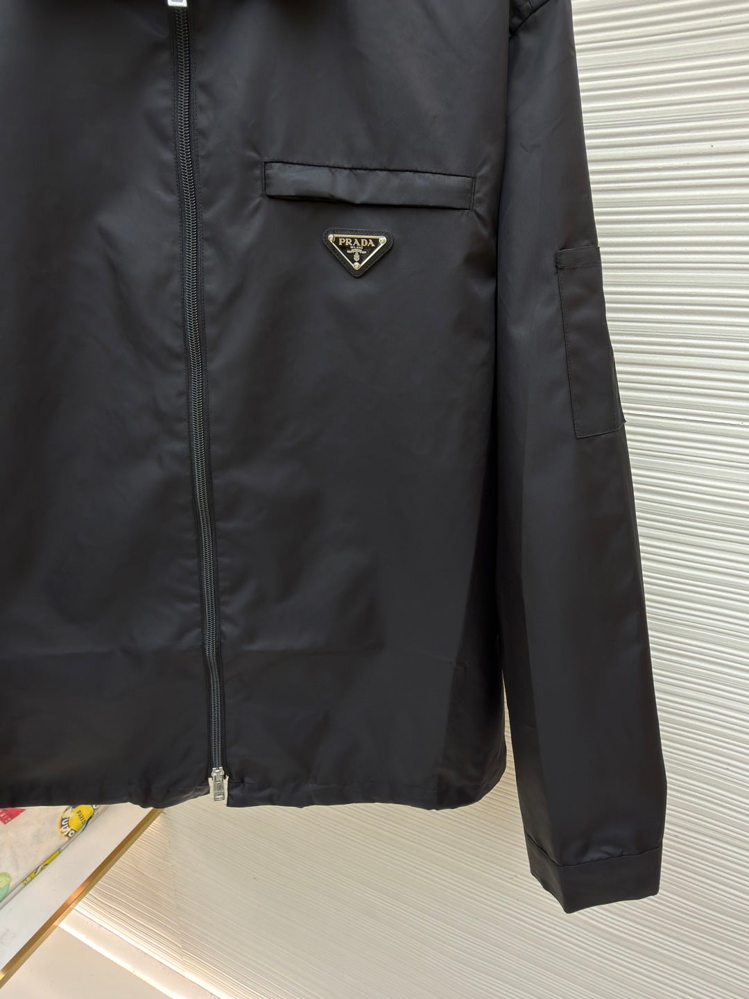 PRADA 26S COLLARED ZIP-UP JACKET 1329