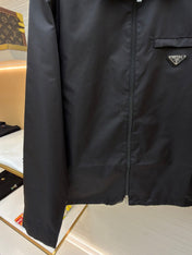 PRADA 26S COLLARED ZIP-UP JACKET 1329
