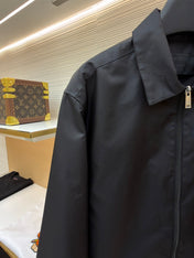 PRADA 26S COLLARED ZIP-UP JACKET 1329