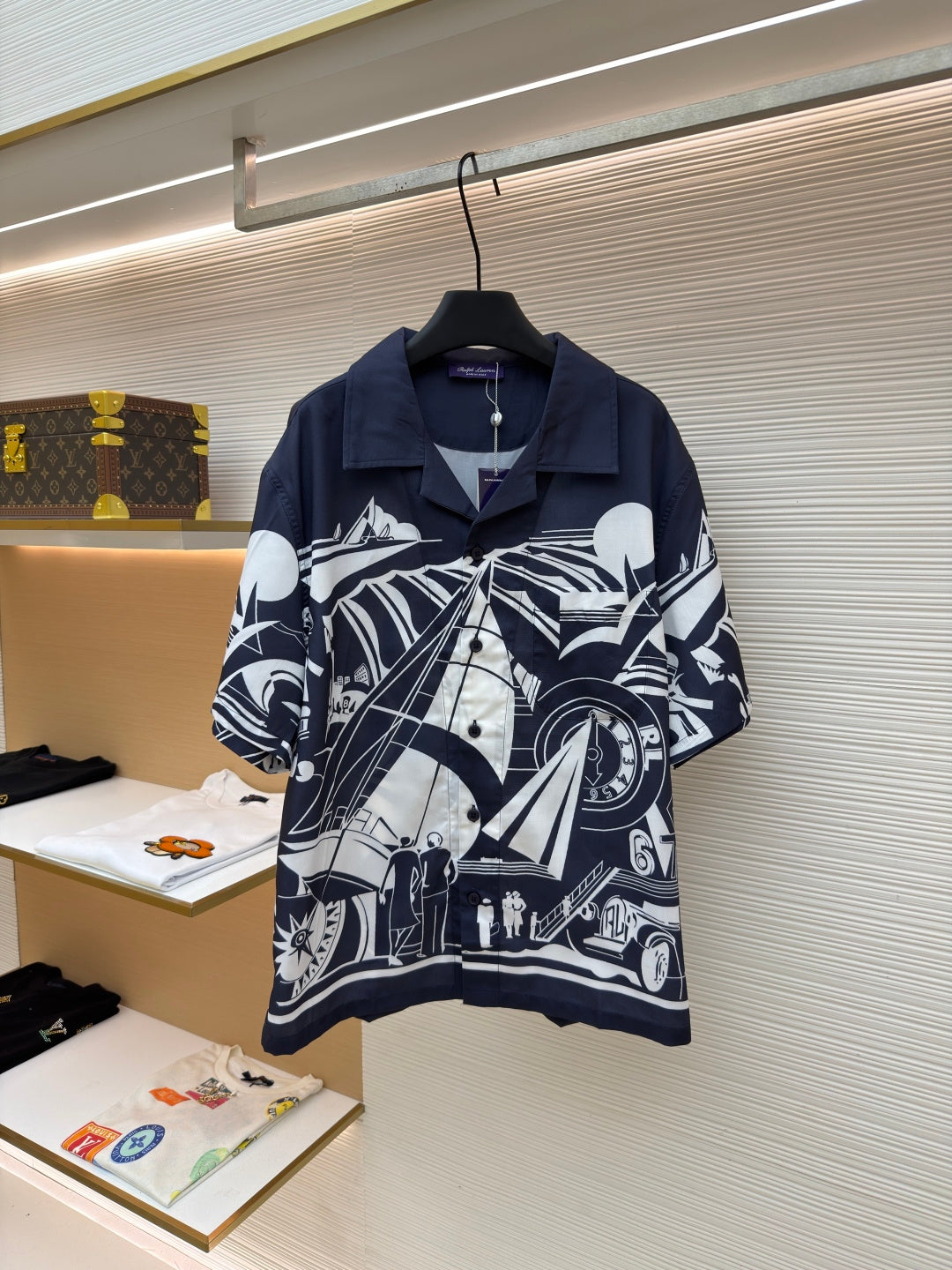 RALPH LAUREN 26S PRINTED SHORT SLEEVE SHIRT 341