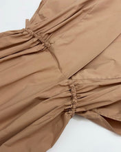 MAX MARA 25S V-NECK SHORT-SLEEVE RAGLAN DRESS 113