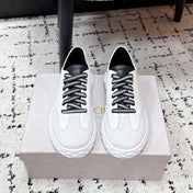 JIMMY CHOO 26S SNEAKERS IN WHITE SUEDE WITH BLACK LACES