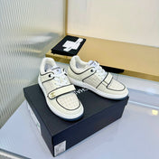 CHANEL 26S SNEAKERS IN WHITE TWEED AND CALFSKIN