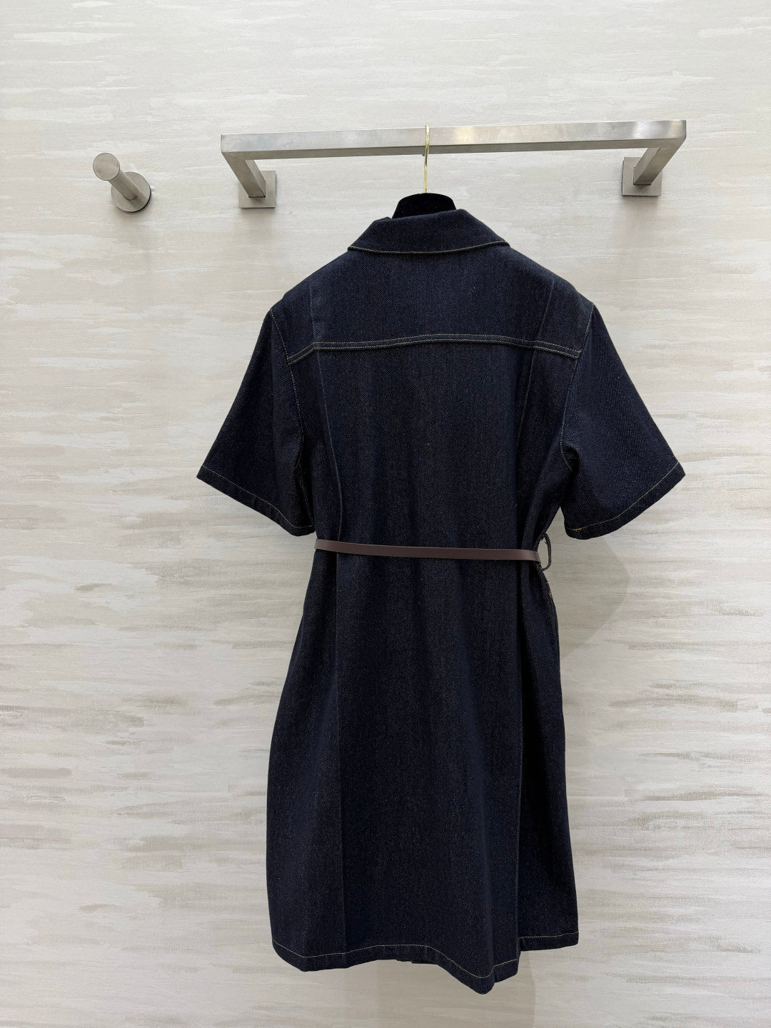 PRADA 26S DENIM SHIRT DRESS STYLE 897