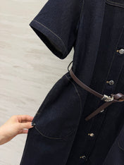 PRADA 26S DENIM SHIRT DRESS STYLE 897