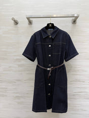 PRADA 26S DENIM SHIRT DRESS STYLE 897