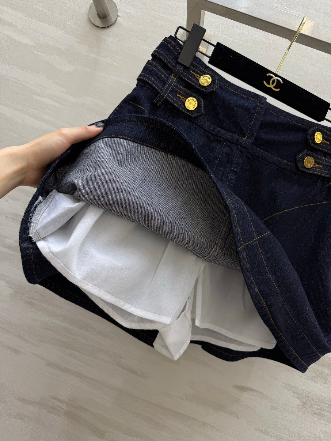 ZIMMERMANN 26S DENIM SKIRT STYLE 40