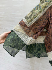 ZIMMERMANN 26S INTO THE EAST PATTERNED BLOUSE 317553