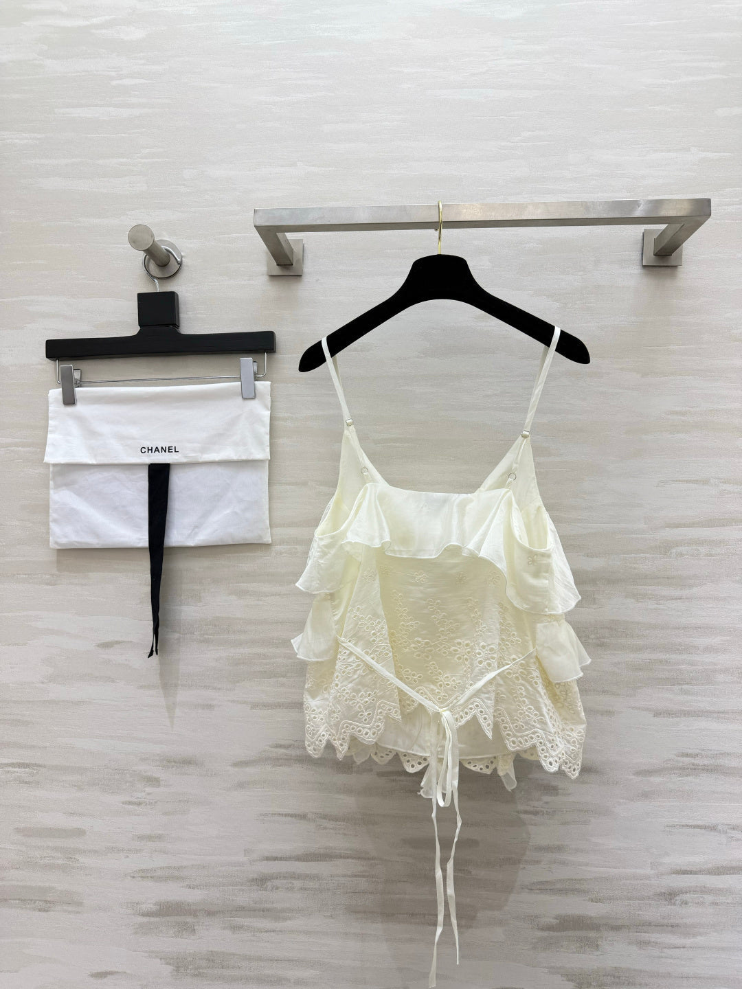 CHANEL 26S RUFFLE CAMI TOP 1471