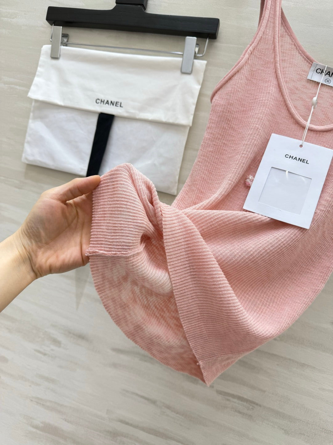 CHANEL 26S KNIT CAMISOLE TOP 1441