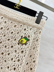 CHANEL 26S KNIT MIDI SKIRT 1423