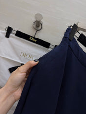 DIOR 26S TWO-PIECE SET WITH LACE-COLLAR TOP AND SKIRT 1386