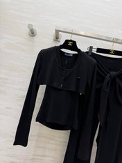 PRADA 26S THREE-PIECE KNIT SET 1344