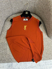 YSL 26S KNIT VEST TOP 386