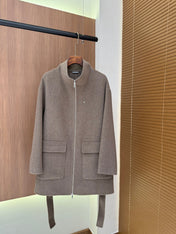 HERMES 25S WOOL COAT 100