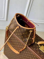 CARRY ALL 26 IN BROWN MONOGRAM CANVAS AND CALFSKIN GOLD HARDWARE