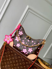 BOULOGNE CHERRY BLOSSOM 29 IN SAKURA BROWN MONOGRAM COATED CANVAS