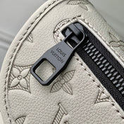 PULSE WEARABLE WALLET 22.5 IN SAND MONOGRAM SHADOW EMBOSSED CALFSKIN