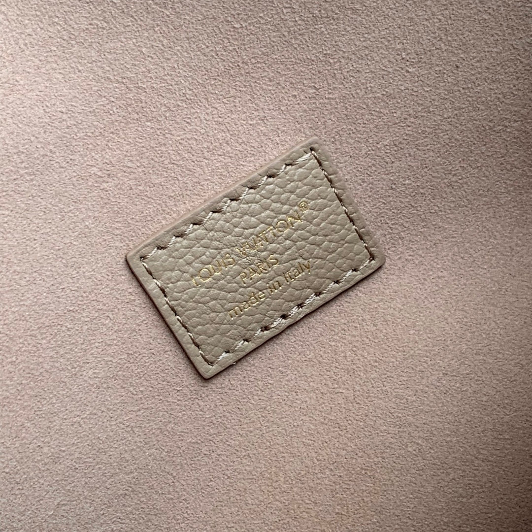 ANYTIME FLAP BAG 29.5 IN TOURTERELLE GRAY MONOGRAM CALFSKIN