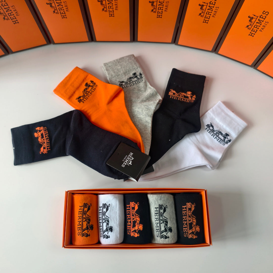 HERMES 26S ANKLE SOCKS 109656 (1 BOX)