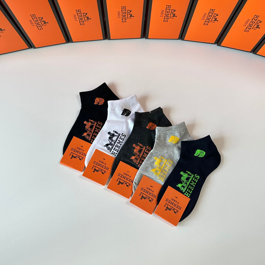 HERMES 26S ANKLE SOCKS 144066 (1 BOX)