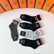 HERMES 26S ANKLE SOCKS 308046 (1 BOX)