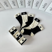 CELINE 26S CREW SOCKS 341899 (1 BOX)