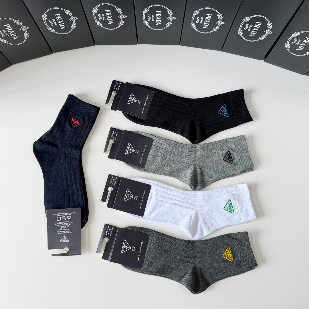 PRADA 26S ANKLE SOCKS 389121 (1 BOX)