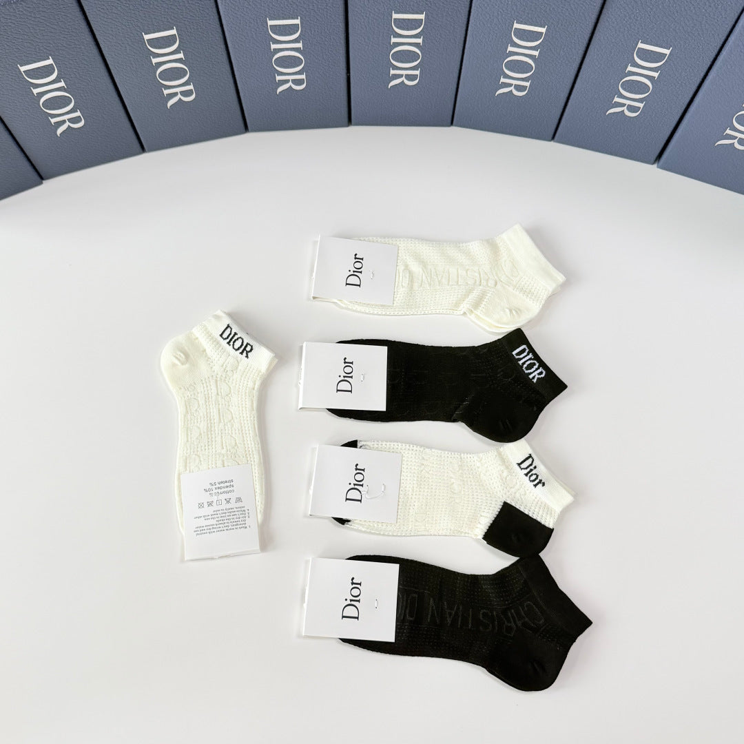 DIOR 26S ANKLE SOCKS 415702 (1 BOX)
