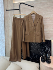 MAX MARA 25S SET VEST BLAZER 014