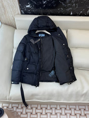 PRADA 26S HOODED DOWN PUFFER JACKET 1324