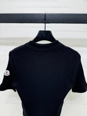 MONCLER 25S SHORT-SLEEVE KNIT TOP 255893