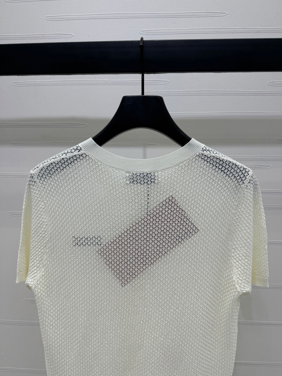 MIU 25S SHORT SLEEVE ROUND NECK CARDIGAN 264268