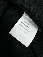 MIUMIU CREW NECK SHORT-SLEEVE SHEER KNIT TOP 274813