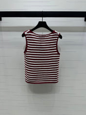 PRAD 25S STRIPED SWEATER 264183