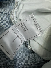 CHANEL 25S HIGH WAISTED DENIM PANTS 264194