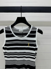 YSL 25S WHITE COLLARED TANK TOP 264089
